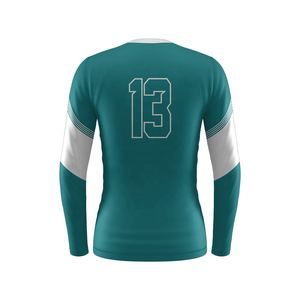 Conjuntos de Camisetas de Voleibol Personalizadas con Cuello Redondo, Impresión Profesional por Sublimación, B2B, 100% Poliéster, Diseño para Equipos Universitarios - Product Image 5