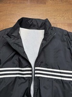 Vintage Anorak Ceket Erkek Siyah Beyaz Astarlı Rüzgarlık Su Geçirmez Nefes Alabilen Hızlı Kuruyan Ceket