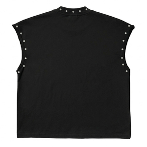 เสื้อกล้ามโอเวอร์ไซส์ลายกราฟิก DTG แบบยูนิเซ็กซ์ ผ้าคอตตอนเจอร์ซีย์ 100% สไตล์วินเทจสุดเทรนดี้ ทรงไม่มีแขน ซักแล้ว ใส่สบาย เหมาะสำหรับสตรีทแวร์ - Product Image 5