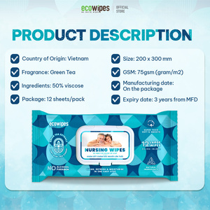Nursing Wet <b>Wipes</b> for Patient & Elderly Care: 99.9% Germ Protection, Skin-Friendly, Hygienic & Convenient Daily Use - Product Image 6