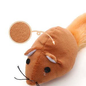 Catnip Cat Chew <b>Toy</b> Wholesale Cat Plush <b>Toy</b> Cute Interactive Long-<b>Tail</b> Mouse Shaped Cat <b>Toy</b> - Product Image 3