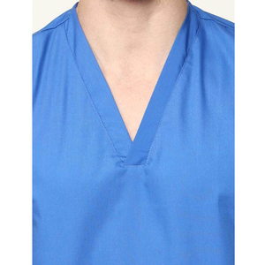 High Quality Hospital Uniforms Medical <b>Scrubs</b> Sets Women Men 100% Polyester Knitted Breathable Fabric Customized Color Logo OEM - Product Image 4