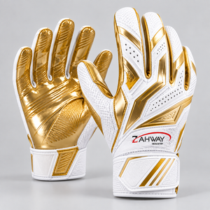 Gants de football américain professionnels les plus vendus, taille personnalisée, légers, respirants, couleur personnalisée, logo, haute qualité, unisexe - Product Image 5