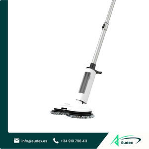 Sudex 9115 Cordless Electric Spin <b>Mop</b> 330ml Water Tank Dual Motor Rechargeable Floor Cleaner for Home Use - Product Image 1