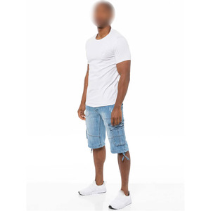 Pantalones Cortos Cargo para Hombre 2025, 100% Algodón Canvas, Estilo Urbano, Transpirables, Duraderos, Casuales, de Verano - Product Image 5