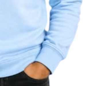 Sudadera Bordada Azul Claro para Niños, Sudadera Informal de Manga Larga, Ropa de Calle para Uso Diario, Prenda Cómoda para un Estilo de Vida Activo - Product Image 4