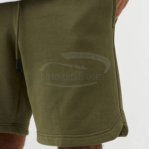 Short de course à pied décontracté taille haute respirant à séchage rapide pour hommes Short à bretelles d'été au design personnalisé avec nom d'équipe OEM - Product Image 3