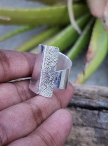 <b>Adjustable</b> 925 Sterling Silver Bohemian Textured <b>Ring</b> Handmade Unisex Fashion Jewelry Gift - Product Image 4