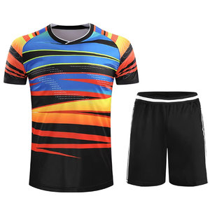 Tenue de tennis tendance pour homme, best-seller, design personnalisé, col rond, polos et shorts, ensemble deux pièces. - Product Image 5