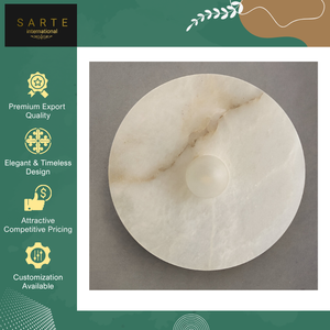Eco-Friendly Modern Luxury Design Unique Shape Exquisite Customizable Marble <b>Ceramic</b> Drink <b>Coasters</b> for Restaurant Use - Product Image 5