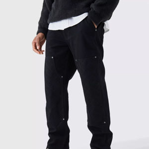 Pantalones Vaqueros de Verano para Hombre, Diseño Ajustado, Vaqueros de Mezclilla, Se Acepta Logotipo Personalizado, Venta al Por Mayor de Fábrica - Product Image 2