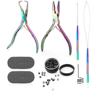 Kit de Herramientas de Extensión de Cabello Completo de Alta Calidad, Alicates de Anillo Micro de Metal y Plástico, Regal Impex - Product Image 4