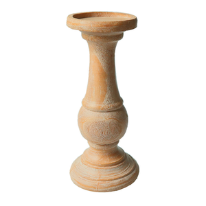 เชิงเทียนไม้ตกแต่งบ้าน ดีไซน์คลาสสิก ขัดเงา เป็นมิตรกับสิ่งแวดล้อม  ตกแต่งโต๊ะอาหาร งานฝีมือหลากหลาย - Product Image 3