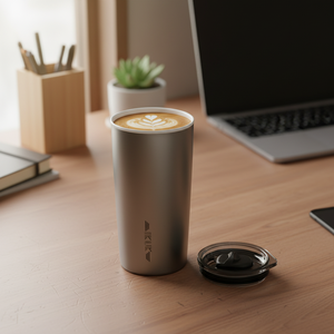 Vaso Térmico de Doble Pared de 20 oz, Acero Inoxidable SUS 304, Revestimiento de Porcelana, Deslizador Magnético Desmontable, Mantiene Bebidas Calientes/Frías de 4 a 6 Horas, Apto para Agua Hirviendo de 8 a 10 Horas, OEM - Product Image 1