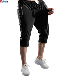 Pantalones Capri para Hombre, Shorts Deportivos hasta la Rodilla, Casuales, 3/4, para Correr, Transpirables, de Secado Rápido, con Bolsillos con Cremallera, Unisex, para Verano - Product Image 5