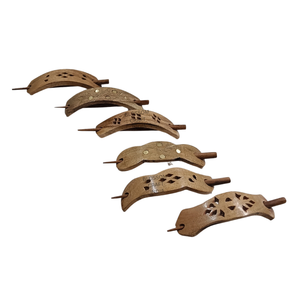 Pinzas para el Cabello de Madera de Alta Calidad, Elegantes, Naturales, Ecológicas, con Fuerte Sujeción, Hechas a Mano, Accesorios para Mujeres y Niñas, Uso Diario - Product Image 2