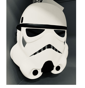 Máscara de Plástico Dong Phuong con Impresión por Pulverización, Disfraz de Stormtrooper de Vietnam, Accesorio de Halloween para Niños - Product Image 2