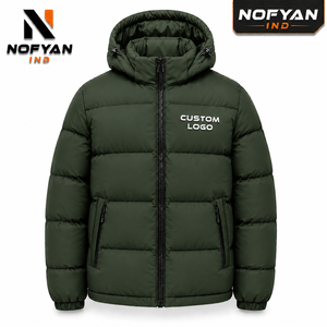 Chaqueta Acolchada Personalizada al por Mayor, Fabricante OEM ODM, Etiqueta Privada, Chaqueta de Invierno con Burbujas, Logotipo Personalizado, Chaqueta Acolchada con Relleno, MOQ Bajo - Product Image 1
