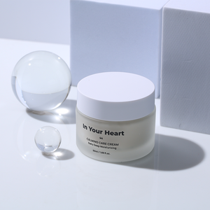 [In Your Heart] Crème apaisante hydratante pour le visage, soin quotidien pour peaux sensibles, formule hydratante apaisante - Product Image 2