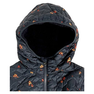 Womens Lightweight Quilted Full-Zip Water-Resistant Sherpa-<b>Lined</b> Hooded Puffer Jacket Warm Cozy Insulated Winter <b>Coat</b> Casual - Product Image 6