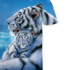 Camisetas de Playa de Verano para Hombre, Nuevas, a la Moda, con Estampado 3D, Cuello Redondo, Manga Corta, Corte Regular, Casual, Transpirable, Tejido Ecológico - Product Image 3