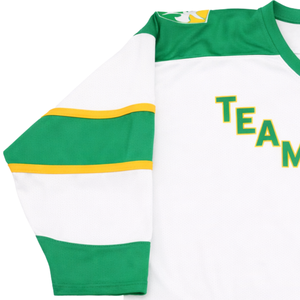 Jersey de Hockey sobre Hielo Personalizado para Hombre |   Ropa Deportiva Profesional de Malla Transpirable con Personalización de Nombre de Equipo en Diagonal Corta - Product Image 4