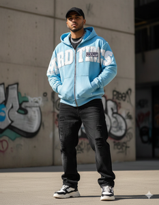 Sweat-shirts à capuche personnalisés effet soleil délavé, broderie vieillie sur mesure disponible à des prix raisonnables, sweats à capuche et sweat-shirts pour hommes - Product Image 2