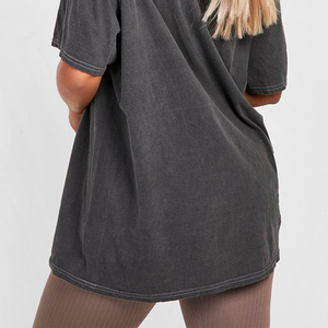Camisetas Holgadas de Algodón Estilo Urbano Relajado de Fábrica OEM para Fabricantes de Ropa a Nivel Mundial - Product Image 5