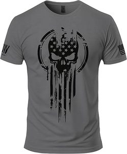 Camisetas de Verano para Hombre, Transpirables, de Secado Rápido, Estilo Urbano, Cuello Redondo, Manga Corta, 100% Algodón, Corte Regular, Tejido Jersey, Color Sólido - Product Image 1