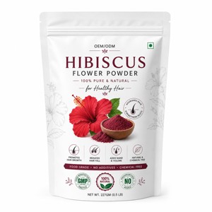 ผงดอกชบาเกรดเครื่องสำอางขายดีที่สุด 100% บริสุทธิ์และเป็นธรรมชาติ ผงฮิบิสคัส ซาบดาริฟฟา สำหรับดูแลเส้นผมและผิวพรรณ - Product Image 1