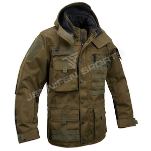 Veste de pêche et de chasse pour homme, best-seller, personnalisée, haute qualité, imperméable, 100% tissu en velours côtelé, isolée, pour l'automne et l'hiver - Product Image 1