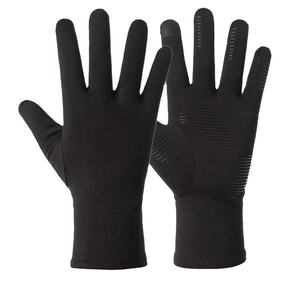 Gants de sport pour hommes personnalisables, respirants, légers, pour le cyclisme, la course à pied, l'hiver, résistants à l'eau, avec paume en gel de silicone et doublure polaire - Product Image 6