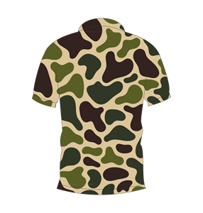 Polo classique camouflage pour homme, manches courtes, décontracté, imprimé, respirant, idéal pour le golf, haut tendance été - Product Image 2