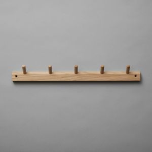 Simple Classic Wooden Flower Pattern Waterproof Self-adhesive Clothes Hanger Strip - Product Image 6