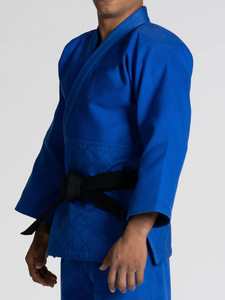 ชุดกิโมโนบีเจเจสำหรับผู้หญิง ผ้าฝ้าย 100% แบบสั่งทำพิเศษ พร้อมโลโก้ด้านหน้า ป้องกันการหดตัว เหมาะสำหรับการฝึกซ้อมและการแข่งขัน - Product Image 3