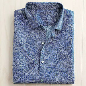 Chemise à manches courtes en rayonne vintage pour homme, imprimée sur mesure, à séchage rapide, coupe ample, 100 % coton, vêtements de plage d'été, plusieurs modèles - Product Image 2