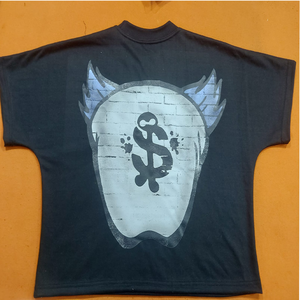 T-shirt en coton épais uni pour homme, 300 GSM, avec logo personnalisé, pour streetwear, t-shirt boxy - Product Image 2