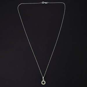 2026 New Fashion Peridot Gemstone Pendant Round Faceted 925 Sterling <b>Silver</b> <b>Top</b> Grade IGI Certified Fine Necklace Gift For Women - Product Image 3