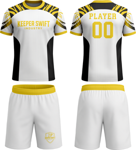 Ensemble uniforme de football à manches courtes pour jeunes 2025 – Prix de gros avantageux – Tenue de football pour hommes - Product Image 1