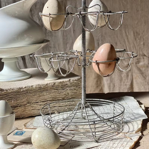 Multi-Purpose Metal <b>Egg</b> <b>Storage</b> Basket for Fresh <b>Eggs</b>, Durable Wire Design - Product Image 1