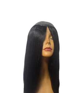 Light <b>Brown</b> Brazilian Remy Human Hair Topper for Women High Density 150% Tangle Free 20 Inches <b>Medium</b> Length Glueless for Base - Product Image 2