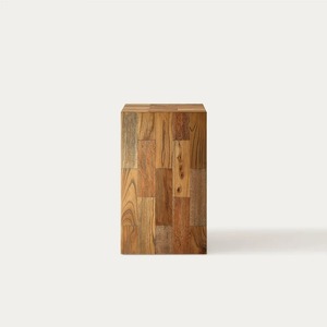 Handmade Eco-Friendly Wooden <b>Stool</b> Rustic Modern Design Solid <b>Wood</b> Living Room Furniture Home Decor Villa Apartment Use - Product Image 2