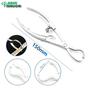 Pinzas de reducción AO con mordazas dentadas de acero inoxidable, instrumentos quirúrgicos ortopédicos fijos y autoblocantes - Product Image 3