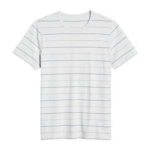 เสื้อยืดคอตตอนคุณภาพสูง 100% ปรับแต่งได้ตามต้องการ เสื้อยืดลำลองผ้าคอตตอนหนาน้ำหนักมากสำหรับผู้ชาย คุณภาพสูง 220 กรัม แบบถัก - Product Image 3