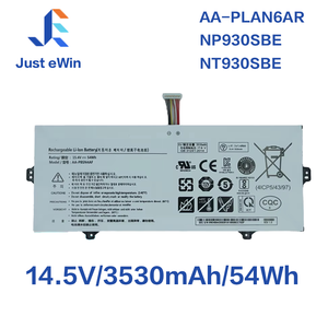 แบตเตอรี่แล็ปท็อปแบบชาร์จได้ 54Wh AA-PBSN4AF ใช้ได้กับ Samsung Notebook 9 Pen - Product Image 1