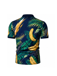 Camisa Polo Casual de Golf para Hombre, 100% Algodón, Transpirable, Manga Corta, con Botones, Ropa de Playa, Moda de Verano - Product Image 3
