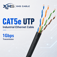 Cable Ethernet Industrial CAT5e UTP, 1Gbps, 100MHz, Cobre Desnudo 24/26AWG, Aislamiento de PE, 305m, Cable de Red OEM