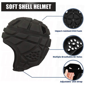 Casque de protection souple pour flag football, rugby 7v7, soccer, en mousse EVA, casquette de protection pour la tête, rembourrée, pour jeunes et enfants - Product Image 2