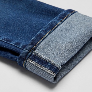 Jeans de Mezclilla Cortos de Cintura Alta para Mujer, Color Sólido, Lavado a la Piedra, Estilo Casual, Tela de Algodón Transpirable, para Primavera - Product Image 4