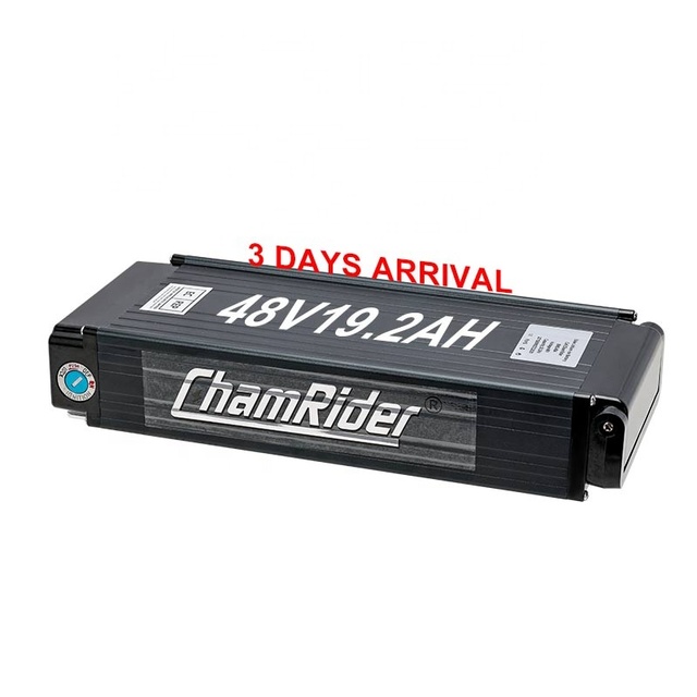 ChamRider European Certification Electric Bike Battery 36V 48V 18650 21700 Rear Rack Ebike Battery Bafang E Bike Battery
